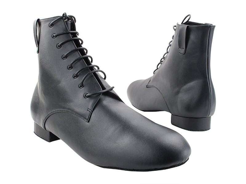 RCCL9002NZ (8 Eyelets Version) Black Leather with 1" heel in the photo