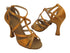 S1002 153 Tan Satin with 3" Heel (YQG) in the photo