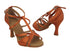 S1002 212 Dark Tan Satin with 3" Heel (YQG) in the photo