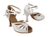 S1003CC 303 White Satin with (YQG) 3 inch Heel in the photo