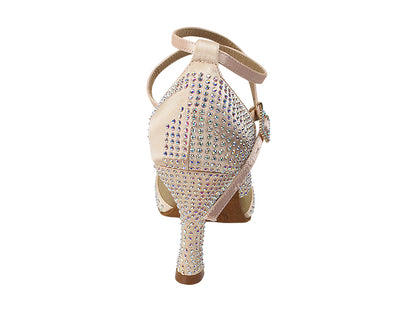 S1005CC Flesh Satin with (YQG) 3 inch Heel in the photo