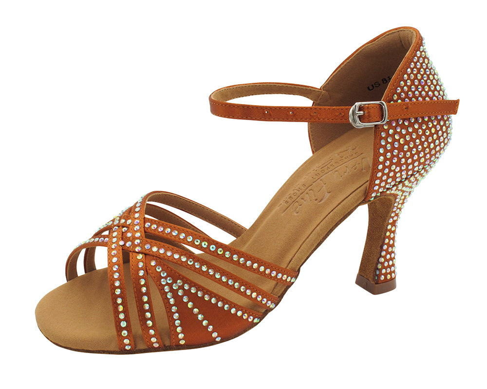 S92307CC Copper Tan Satin with 3" (YQG) in the photo