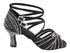 S1006CCMixTwoEmerald Black Satin with 2.5" Spool Heel (PG) in the photo