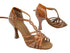 S1008CC Copper Tan Satin with (YQG) 3 inch heel in the photo