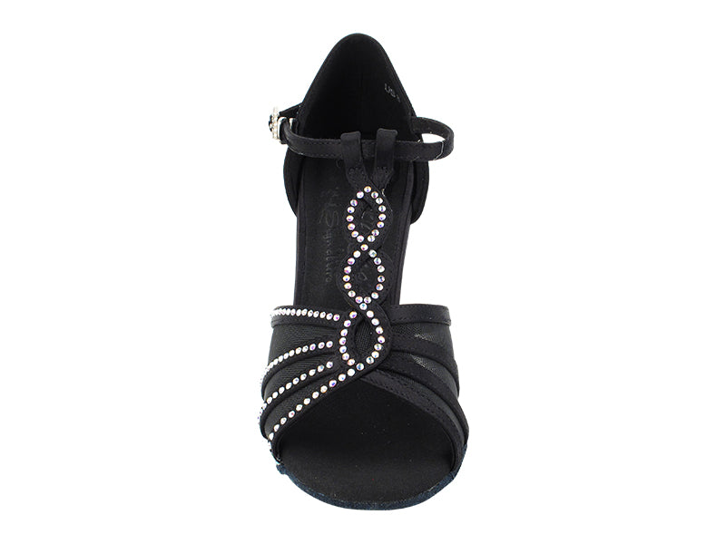 S1009CC Black Satin (YQG) 3 inch Heel in the photo