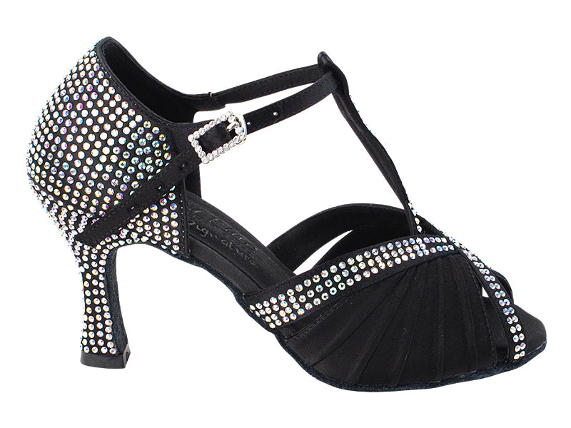 S1010CC Black Satin with (YQG) 3 inch Heel in the photo