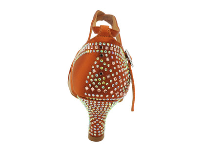 S1015CCMixTwoEmerald Copper Tan Satin with 2.5" Low Heel (2040) in the photo