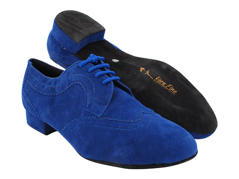 2509LEDSS Navy Blue Suede with 1&quot; heel in the photo