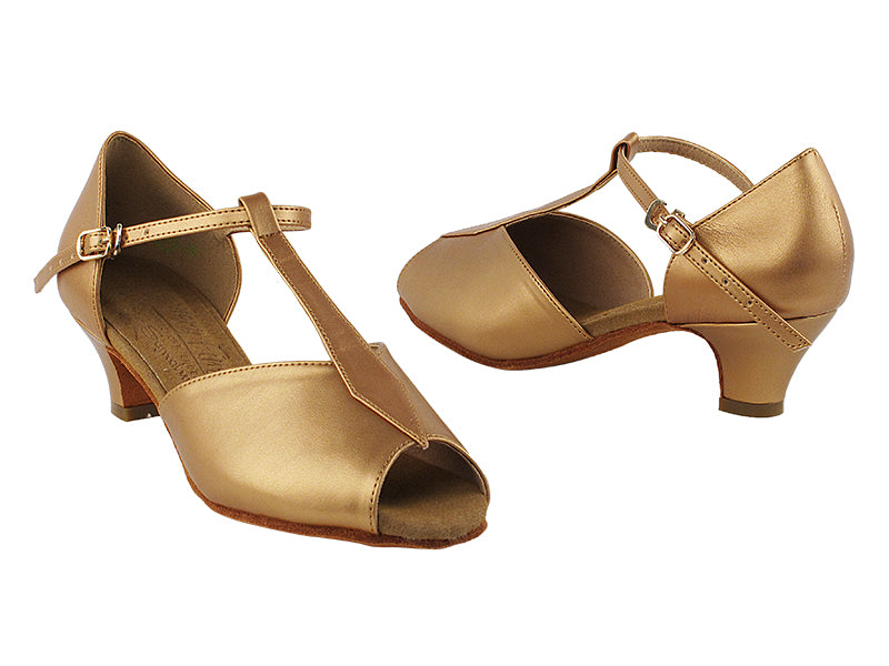S2802 Copper Nude Leather with 1.2&quot; Cuban Heel in the photo