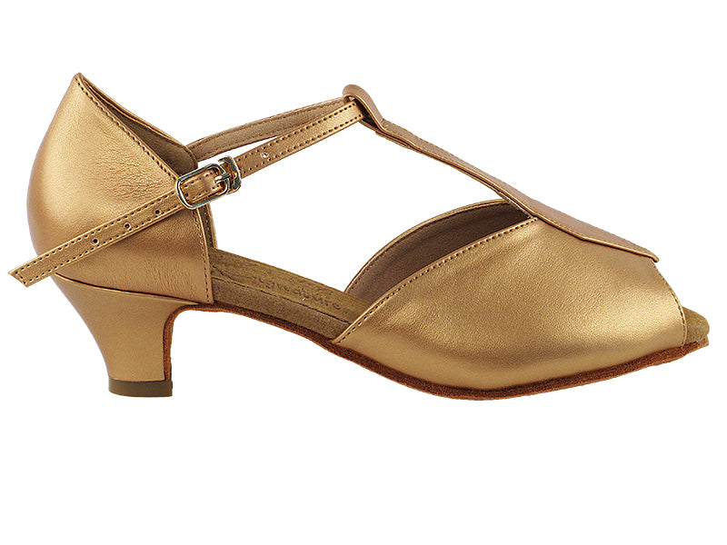 S2802 Copper Nude Leather with 1.2&quot; Cuban Heel in the photo