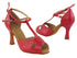 S2803 Red Leather with 3" Heel in the photo