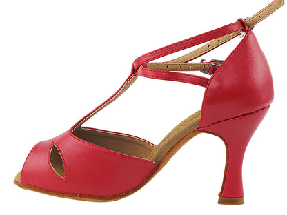 S2803 Red Leather with 3&quot; Heel in the photo