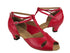 S2803 Red Leather with 1.2" cuban heel in the photo