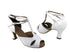 S2803 White Leather with 2.5" Heel in the photo