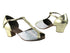 S2804 BF28 Silver Scale_BA31 Gold Leather with 1.6" medium heel
