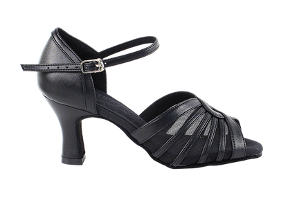 S2805 Black Leather with 2.5&quot; Heel in the photo