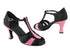 S2806 BA56 Black Print Nubuck_BE19 Light Rose Calfskin_BA57 Black Nubuck with 3" heel in the photo