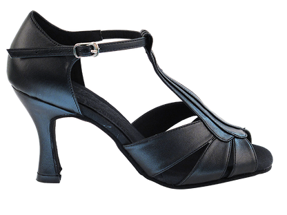 S2806 Black Leather with 3&quot; Heel in the photo