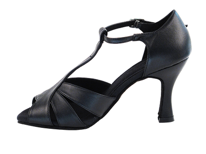 S2806 Black Leather with 3&quot; Heel in the photo