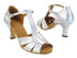 S2806 304 Light Silver Leather with 2.5" Spool Heel (PG) in the photo