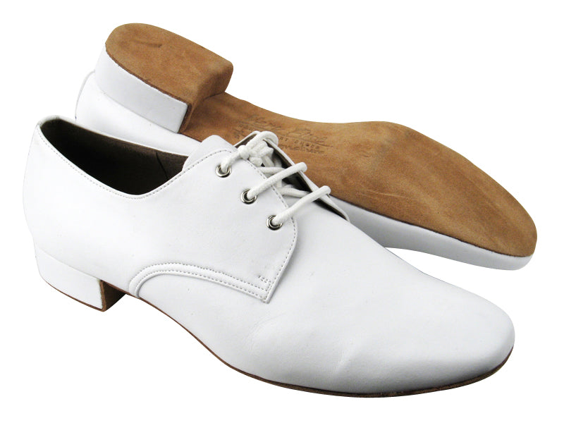 C916103 White Leather with 1&quot; Heel in the photo
