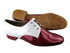 C916103 223 Pearl Dark Red Patent & White Patent with 1" Standard heel in the photo