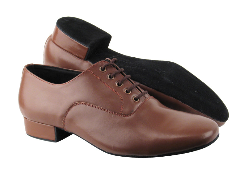 S305 BB25 Dark Tan Leather with 1&quot; Heel in the photo