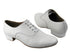 S305 White Leather with 1" Standard heel in the photo