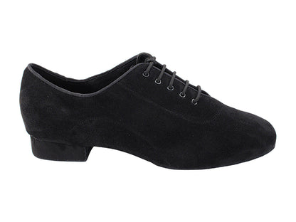 S309 Split Sole Black Oxford Nubuck with 1&quot; heel in the photo