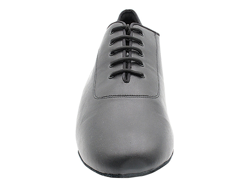 S309 Split Sole Black Leather with 1" heel in the photo