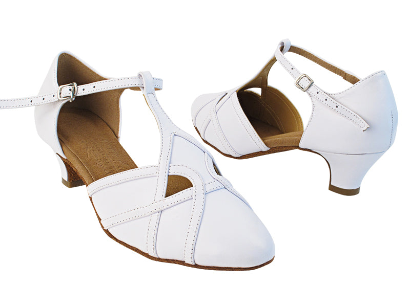 S3801 277 Genuine White Leather