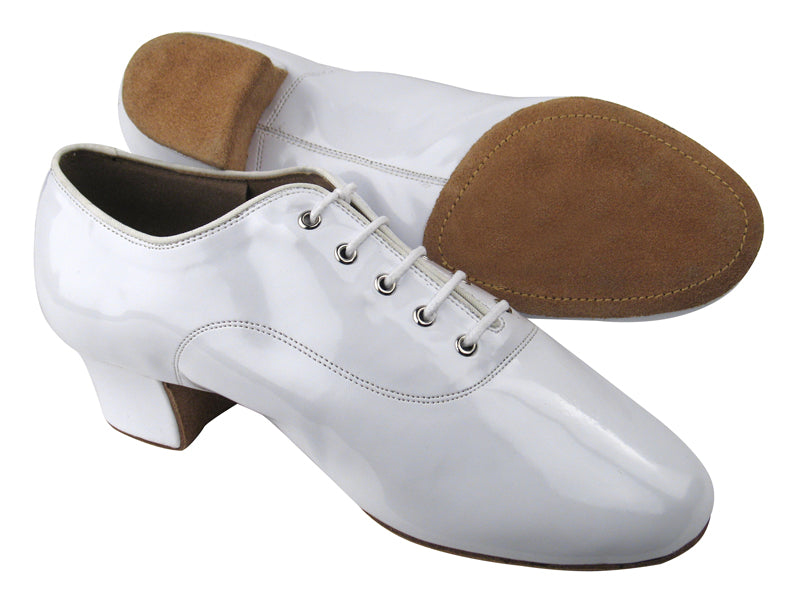 S417 BA77 White Patent with 1.5&quot; heel in the photo