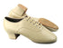 S417 Beige Leather with 1.6" Heel in the photo