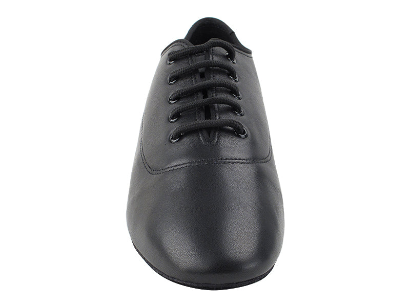 S417 Black Leather with 1.5&quot; heel in the photo