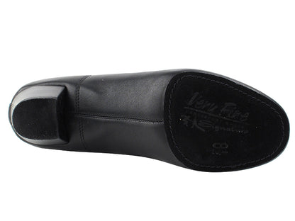 S417 Black Leather with 2" heel in the photo