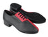 S420 Black Leather_Red Leather with 1" Heel in the photo