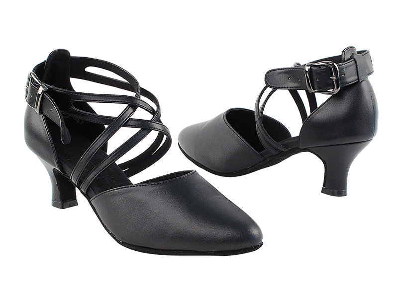 S9110 Black with 2" Slim Heel in the photo