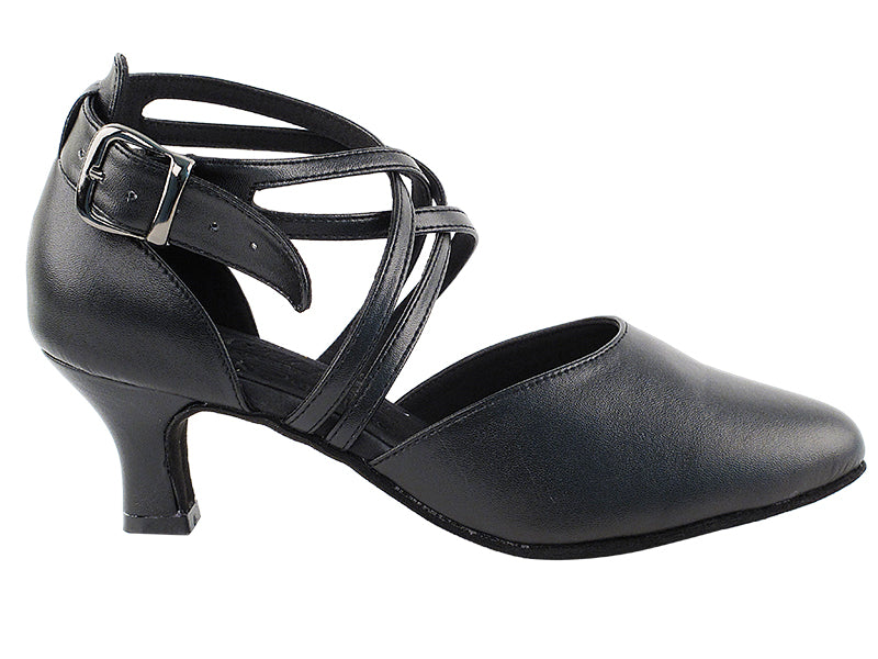 S9110 Black with 2" Slim Heel in the photo