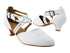 S9110 White Leather with 1.2" Cuban Heel (CI) in the photo