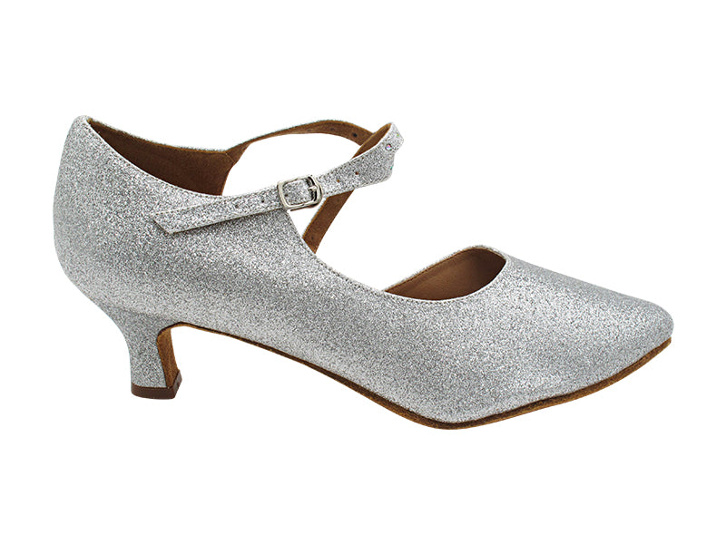 S9122 10 Silver Stardust with 2&quot; Slim Heel (MTXZ) in the photo