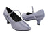 SERA5522B Grey Satin with 2" slim heel (MTXZ) in the photo