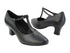 S9137T Black Leather with 2.2" Thick Heel (318) in the photo