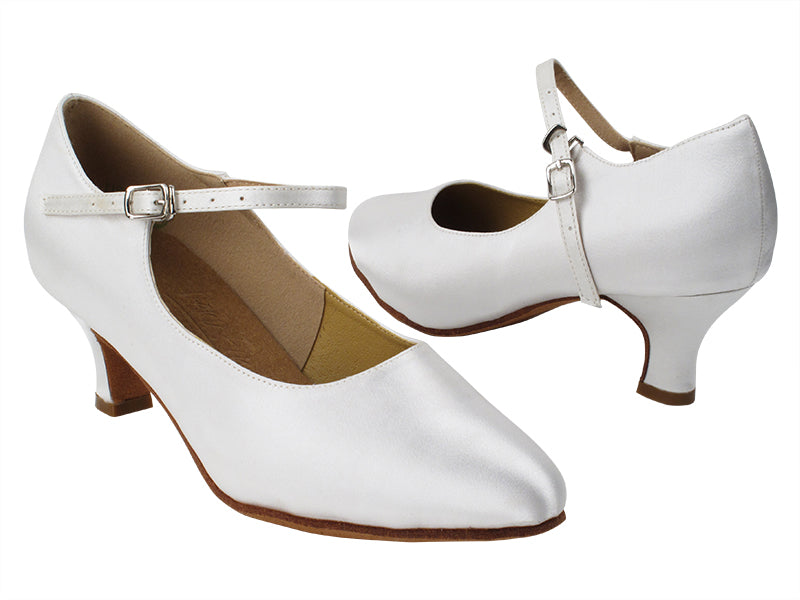 S9137 85 White Satin with 2&quot; Heel (MTXZ) in the photo