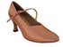 S9138 Dark Tan Satin with 2.75" heel in the photo
