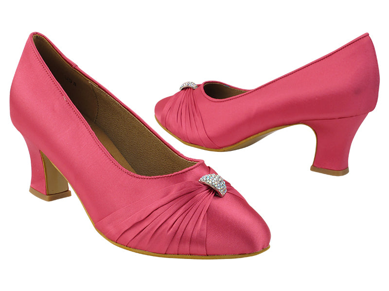 S9169 121 Rose Satin with 2.2&quot; Thick Cuban Heel (2317) in the photo