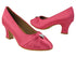 S9169 121 Rose Satin with 2.2" Thick Cuban Heel (2317) in the photo