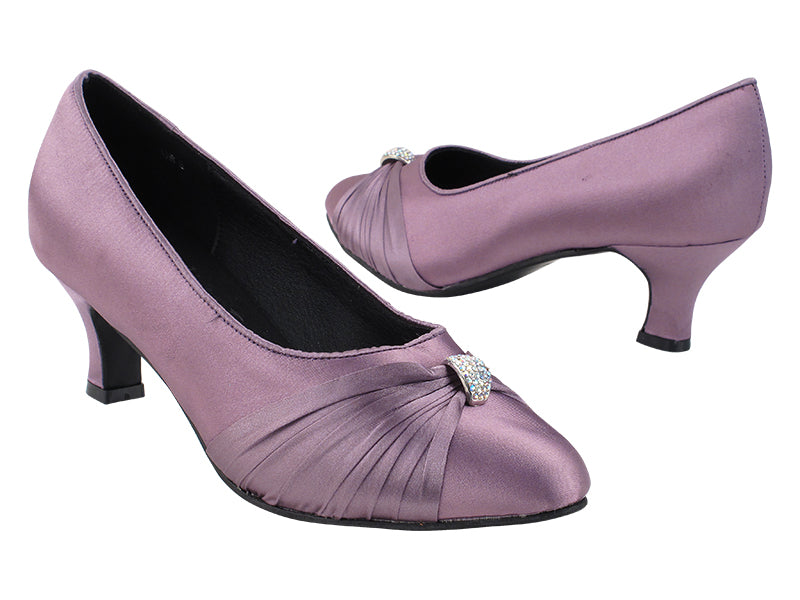 S9169 182 Lavendar Satin with 2.5&quot; Heel (2040) in the photo