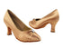S9169 Tan Satin with 2.5" Heel in the photo