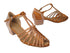 S9177CC 301 Copper Tan Satin with 1.5 inch Heel (Heel Code 200-222) in the photo