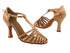 S9177 Tan Satin with 3" Heel in the photo